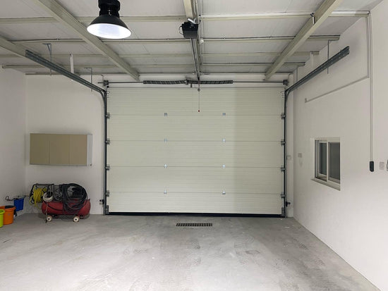 Beige Overhead Door - باب كراج لون بيج - BAB ALSARAY AUTOMATIC GATES & BARRIERS TRADING LLC