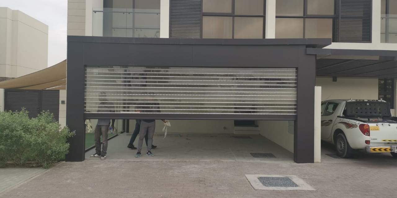 Automatic Polycarbonate Shutter - شتر بولي كربونيت أوتوماتيكي - BAB ALSARAY AUTOMATIC GATES & BARRIERS TRADING LLC