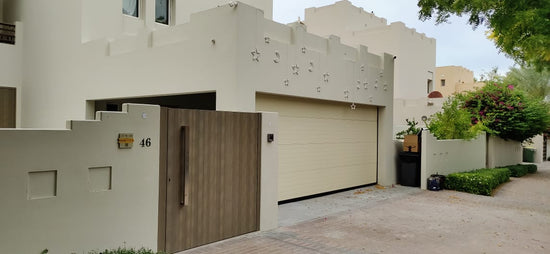 Beige Overhead Door - باب كراج لون بيج - BAB ALSARAY AUTOMATIC GATES & BARRIERS TRADING LLC