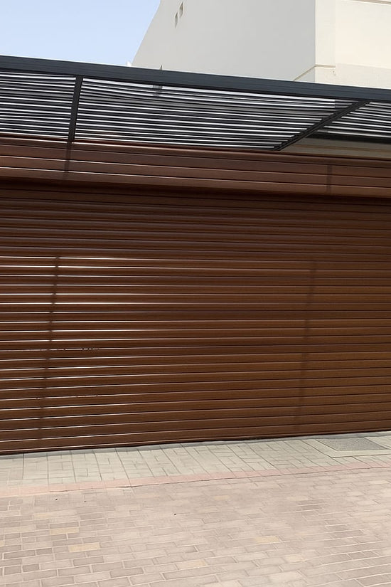 GI / Aluminum Double Shutter - باب شتر دبل المونيوم او حديد - BAB ALSARAY AUTOMATIC GATES & BARRIERS TRADING LLC
