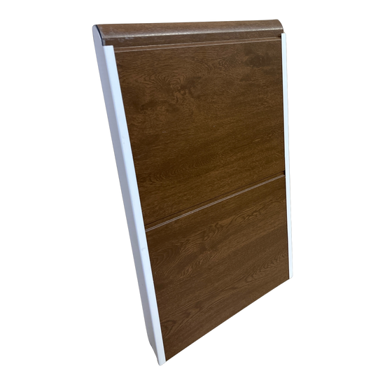Wood Color Overhead Door - باب كراج لون خشبي - BAB ALSARAY AUTOMATIC GATES & BARRIERS TRADING LLC