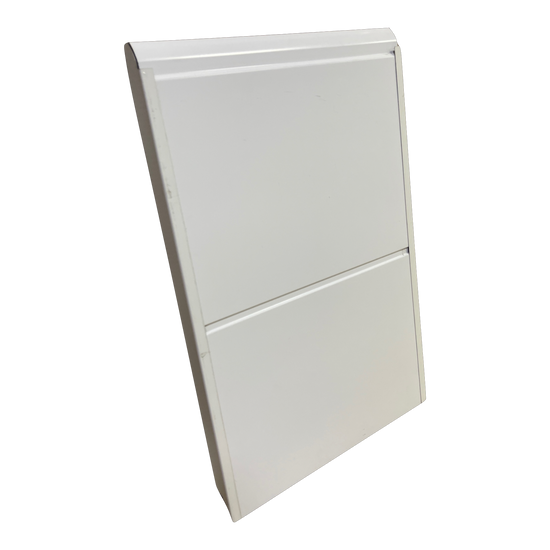 White Overhead Door  - باب كراج لون ابيض - BAB ALSARAY AUTOMATIC GATES & BARRIERS TRADING LLC