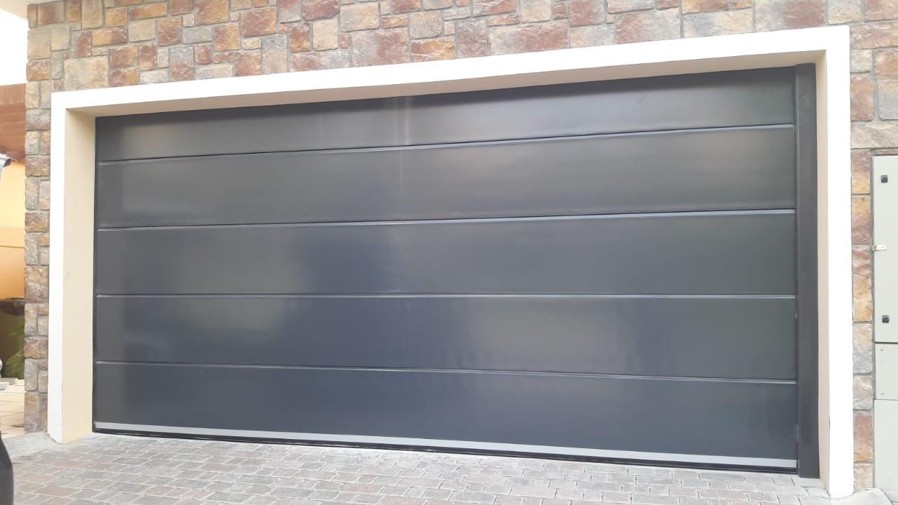 Dark Gray Overhead Door Smart Standard - BAB ALSARAY AUTOMATIC GATES & BARRIERS TRADING LLC